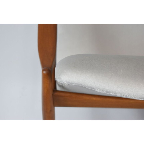 Image 1 of Fauteuil vintage GFM64, velours beige d'Europe de l'Est, années 1960