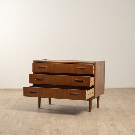 Image 1 of Commode vintage en teck par Gunnar Nielsen Tibergaard, Danemark années 1960