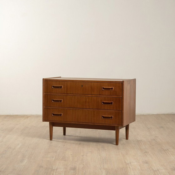 Image 1 of Commode vintage en teck par Gunnar Nielsen Tibergaard, Danemark années 1960