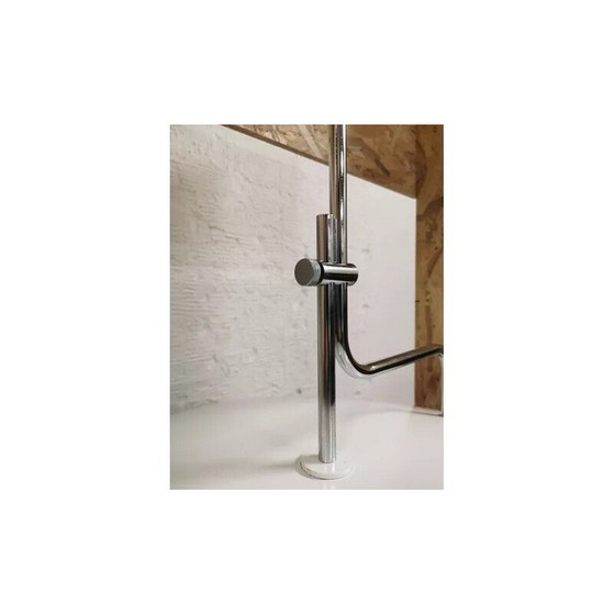 Image 1 of Paire de lampes suspendues 20575 en métal laqué et acier inoxydable par Sabine Charoy, années 1980