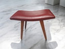 2151 Tabouret en skaï vintage des années 60