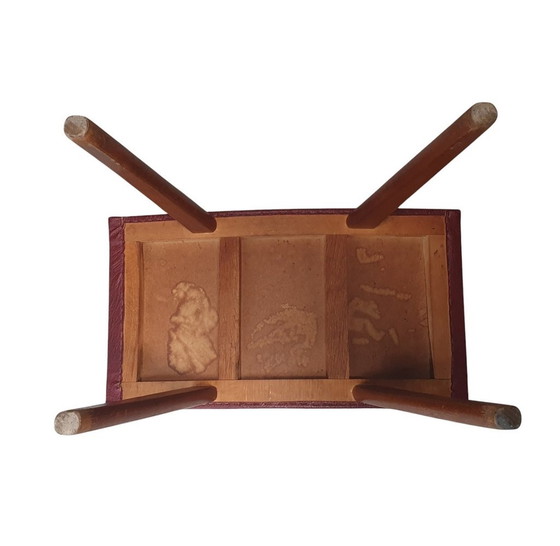 Image 1 of 2151 Tabouret en skaï vintage des années 60