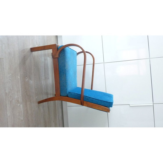 Image 1 of Paire de fauteuils vintage en acajou de Knoll Antimott, 1950