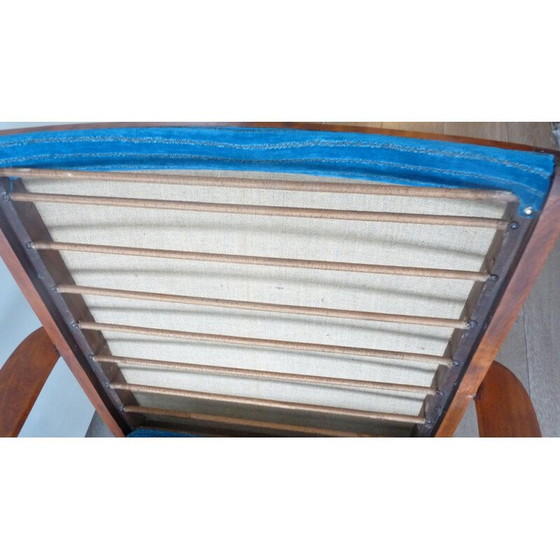 Image 1 of Paire de fauteuils vintage en acajou de Knoll Antimott, 1950
