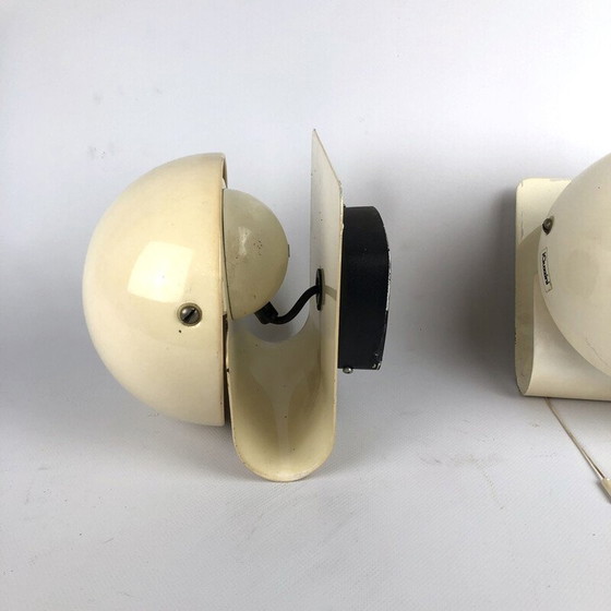 Image 1 of Paire d'appliques vintage de Giuseppe Cormio pour Guzzini, Bugia Italie