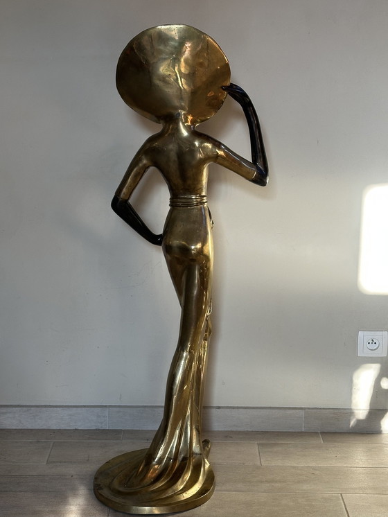 Image 1 of Sculpture Bronze Élégante Style Art Déco 