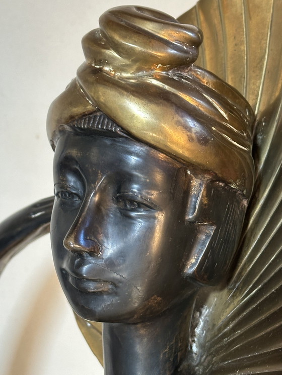 Image 1 of Sculpture Bronze Élégante Style Art Déco 