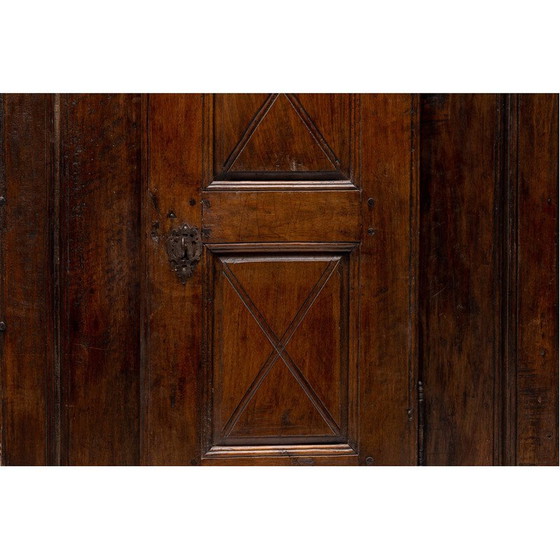 Image 1 of Armoire vintage wabi sabi en bois massif, France