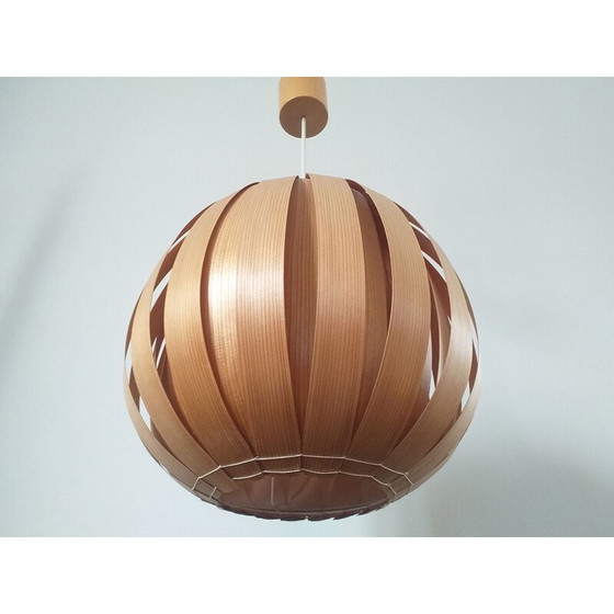 Image 1 of Suspension vintage en placage ULUV, 1960