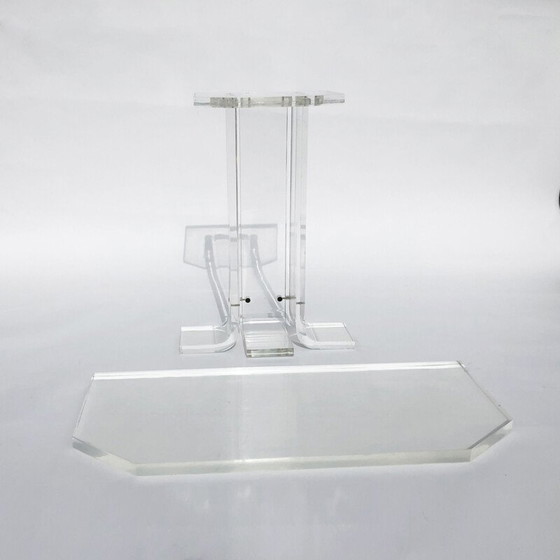 Image 1 of Table console vintage en lucite, 1970