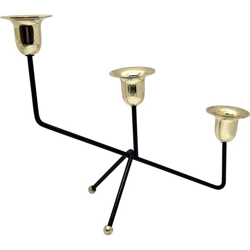 Bougeoir de table minimaliste vintage, Belgique 1970