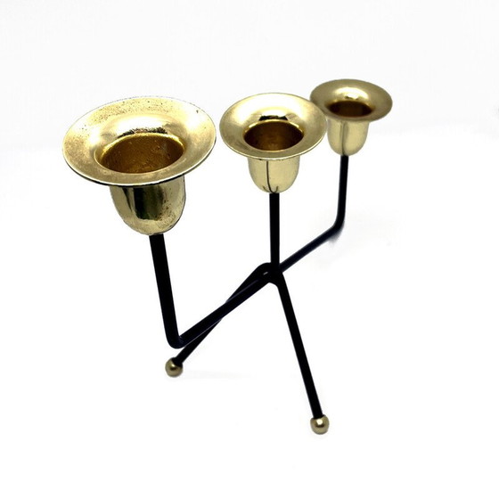 Image 1 of Bougeoir de table minimaliste vintage, Belgique 1970