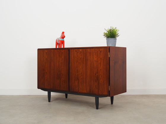 Image 1 of Armoire en bois de rose, design danois, années 1970, fabriquée par Omann Jun