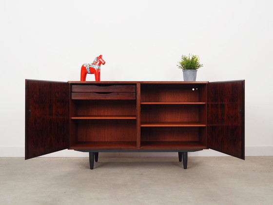 Image 1 of Armoire en bois de rose, design danois, années 1970, fabriquée par Omann Jun