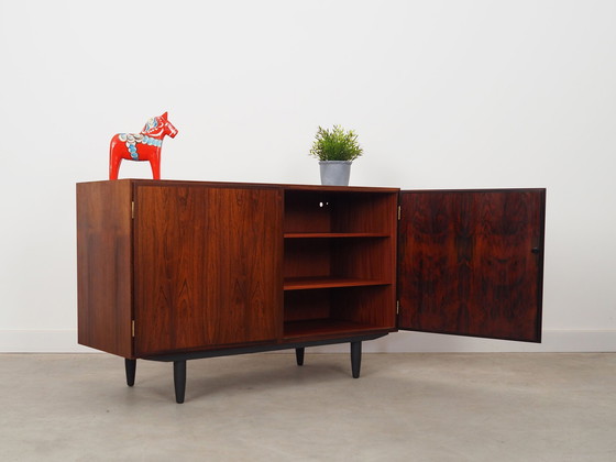 Image 1 of Armoire en bois de rose, design danois, années 1970, fabriquée par Omann Jun