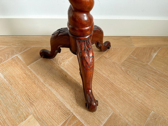 Image 1 of Table basse vintage en acajou Barley Twist