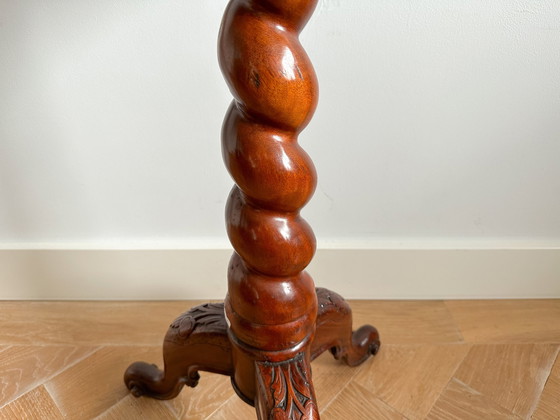 Image 1 of Table basse vintage en acajou Barley Twist