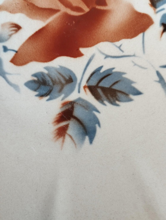 Image 1 of Digoin Sarreguemines - Art De La Table - Vaisselle Ancienne, Vintage - Pièce De Forme - Plat De Service - Grande Assiette - Déco