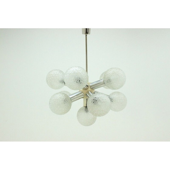 Image 1 of Lustre vintage allemand "Sputnik" de VEB