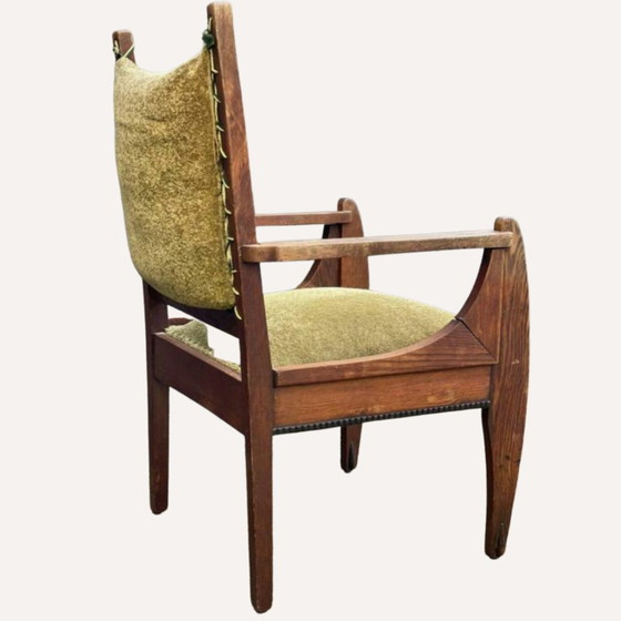 Image 1 of Chaise courbée Art déco hollandaise, 1930S