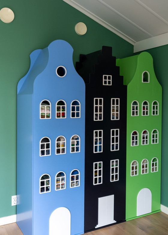 Image 1 of 3x Armoire d'une maison, Type Amsterdam