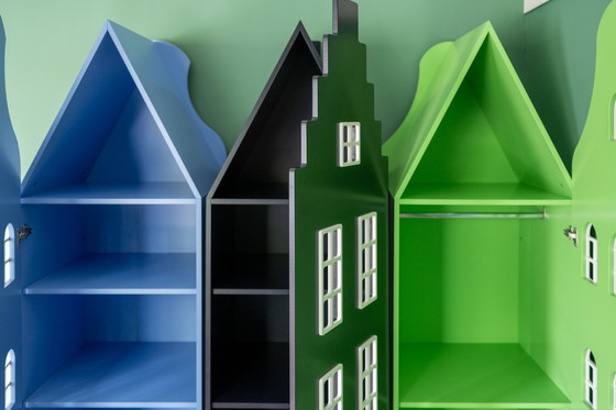 Image 1 of 3x Armoire d'une maison, Type Amsterdam