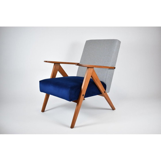 Image 1 of Fauteuil scandinave Poule en velours B-310 VAR,1960s