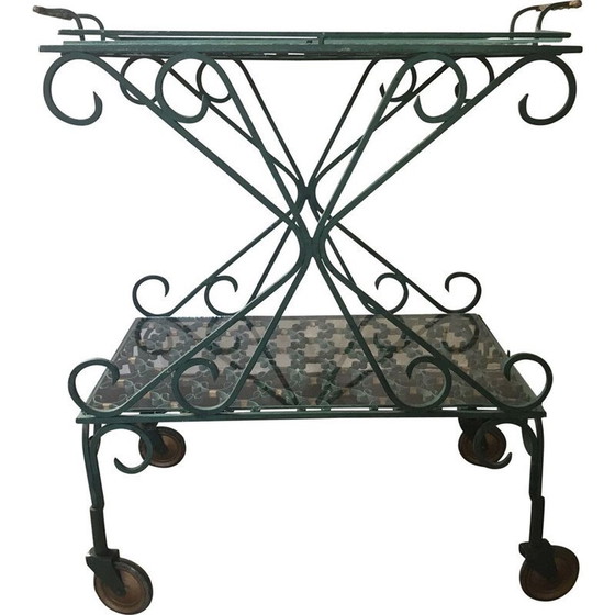 Image 1 of Chariot vintage en fer forgé, 1950