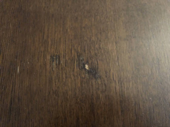 Image 1 of Table à manger vintage en bois années 30