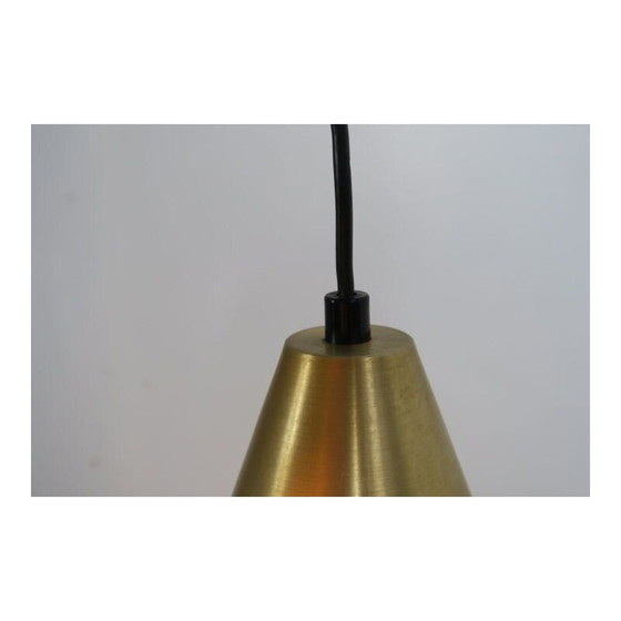 Image 1 of Paire de lampes suspendues en laiton vintage par Svend Aage Holm Sorensen
