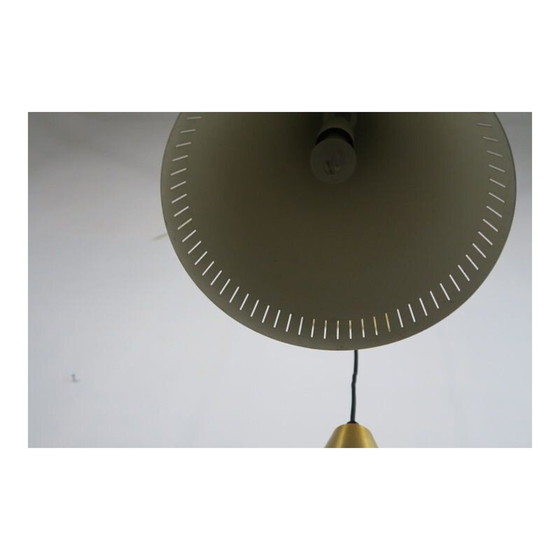 Image 1 of Paire de lampes suspendues en laiton vintage par Svend Aage Holm Sorensen
