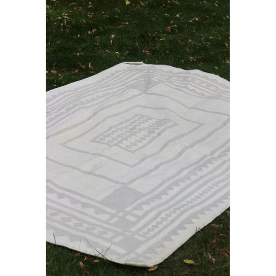 Image 1 of Tapis vintage en laine de couleur claire, 1970-1980