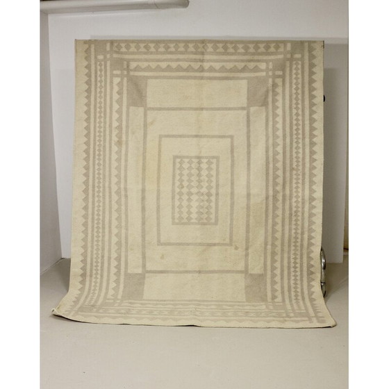 Image 1 of Tapis vintage en laine de couleur claire, 1970-1980