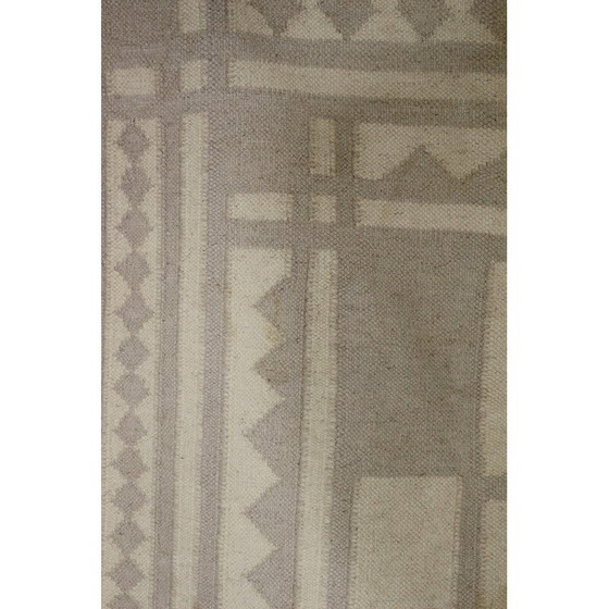 Image 1 of Tapis vintage en laine de couleur claire, 1970-1980