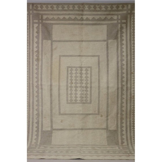 Image 1 of Tapis vintage en laine de couleur claire, 1970-1980