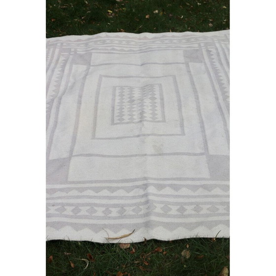 Image 1 of Tapis vintage en laine de couleur claire, 1970-1980