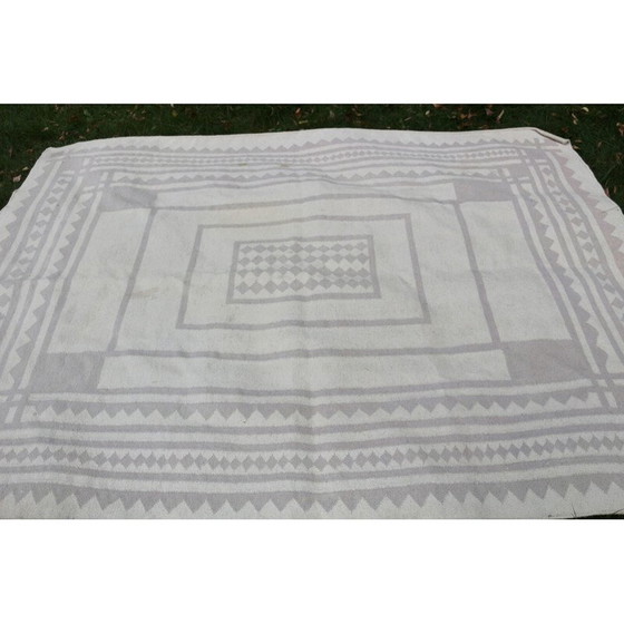Image 1 of Tapis vintage en laine de couleur claire, 1970-1980