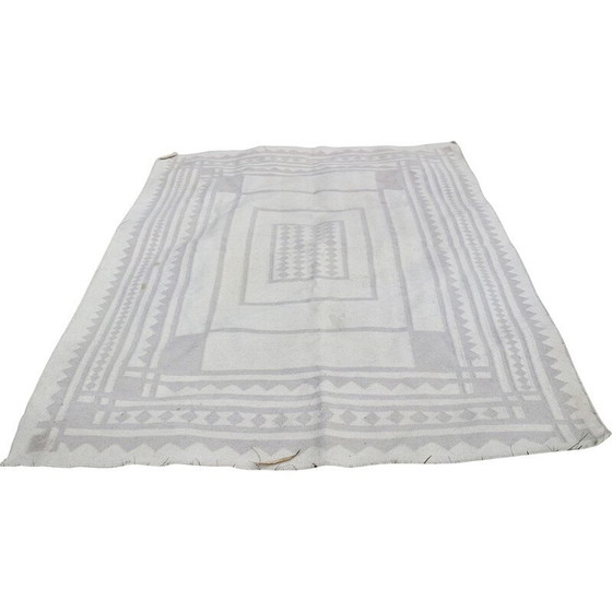 Image 1 of Tapis vintage en laine de couleur claire, 1970-1980