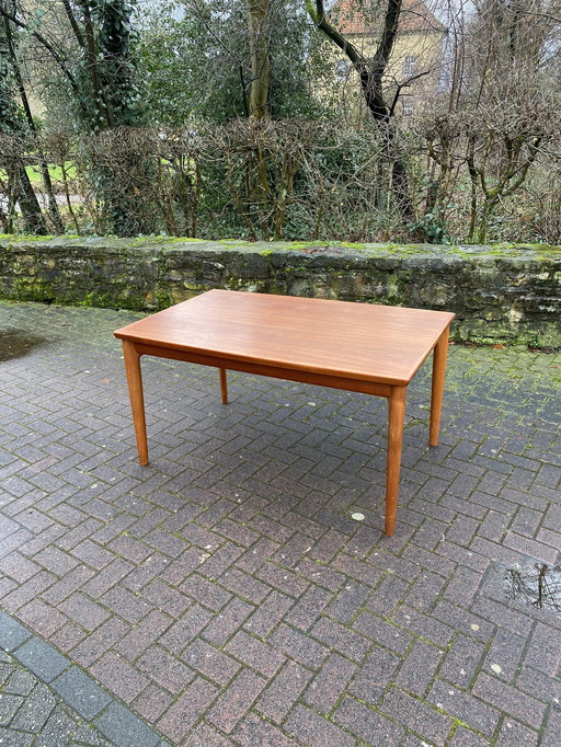 Grete Jalk Table à manger extensible 140Cm Design danois Teck