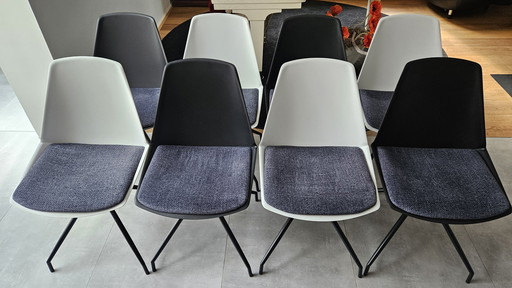 8x Xooon Chaises de salle à manger