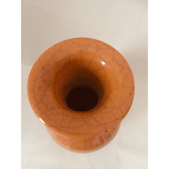 Image 1 of Vase vintage en céramique émaillée de Pol Chambost