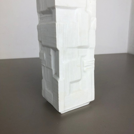 Image 1 of Vase vintage en porcelaine et céramique blanche de Heinrich, Allemagne 1970