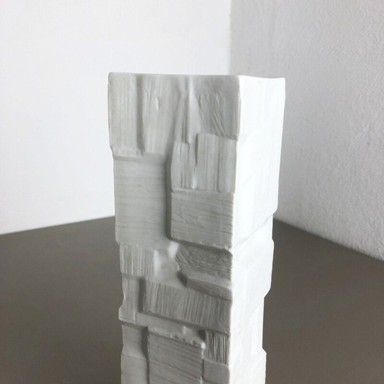 Image 1 of Vase vintage en porcelaine et céramique blanche de Heinrich, Allemagne 1970