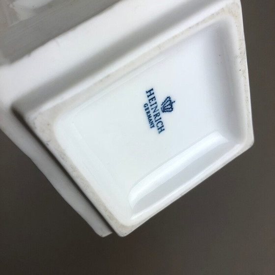 Image 1 of Vase vintage en porcelaine et céramique blanche de Heinrich, Allemagne 1970