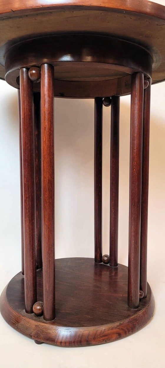 Image 1 of Art Nouveau Pedestal Table By Jacob And Josef Kohn