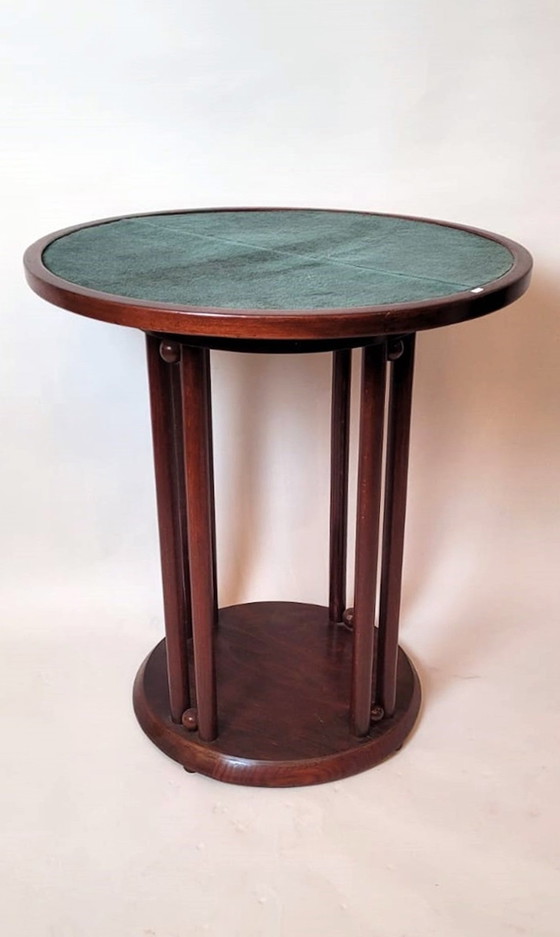 Image 1 of Art Nouveau Pedestal Table By Jacob And Josef Kohn