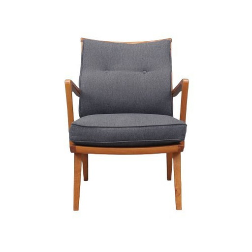 Fauteuil en cerisier, Design allemand, 1960S, Designer : Walter Knoll, Fabricant : Knoll Antimott