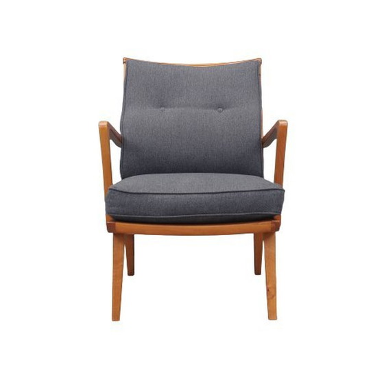 Image 1 of Fauteuil en cerisier, Design allemand, 1960S, Designer : Walter Knoll, Fabricant : Knoll Antimott