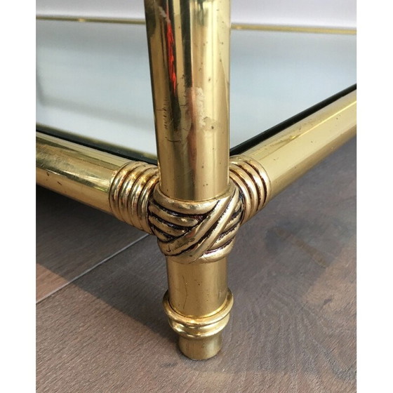 Image 1 of Table basse vintage en laiton, 1970