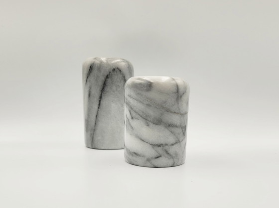 Image 1 of Set de bougeoirs en marbre, Design danois, 1970S, Production : Danemark
